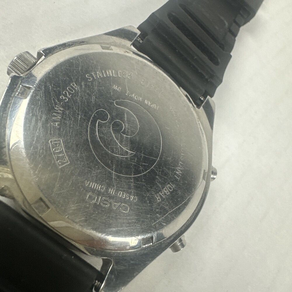 Casio “Arnie” AMW-320R Mens Alarm Chronograph Watch Vintage New Band And Battery - Picture 3 of 8